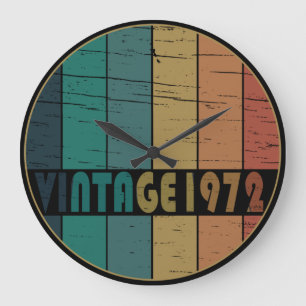 Geburtstagsgeschenk im Jahrgang 1972 Große Wanduhr