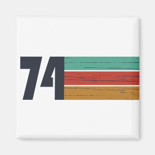 Geburtstagsgeschenk im Jahrgang 1974 Magnet