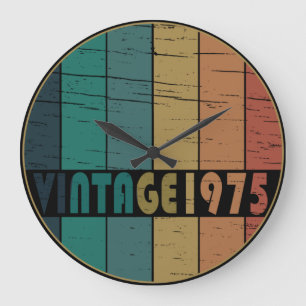 Geburtstagsgeschenk im Jahrgang 1975 Große Wanduhr