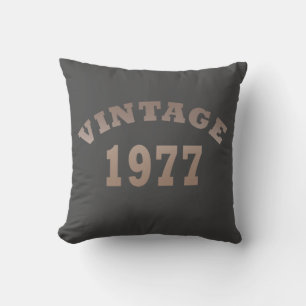 Geburtstagsgeschenk im Jahrgang 1977 Kissen