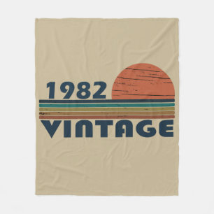 Geburtstagsgeschenk im Jahrgang 1982 Fleecedecke