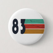 Geburtstagsgeschenk im Jahrgang 1983 Button (Vorderseite)
