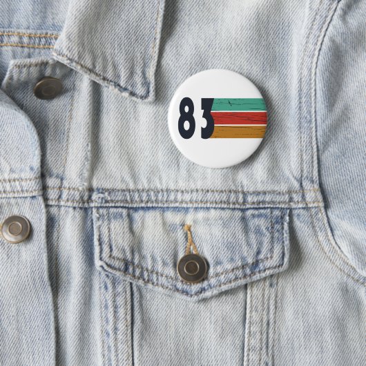 Geburtstagsgeschenk im Jahrgang 1983 Button (Beispiel)