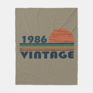 Geburtstagsgeschenk im Jahrgang 1986 Fleecedecke
