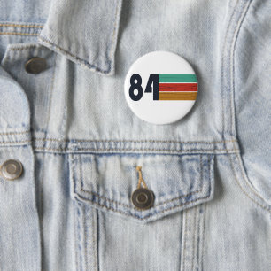 Geburtstagsgeschenk im Stil von 1984 Button