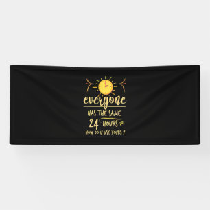 Geburtstagsgeschenk jeder hat die gleichen 24 Stun Banner