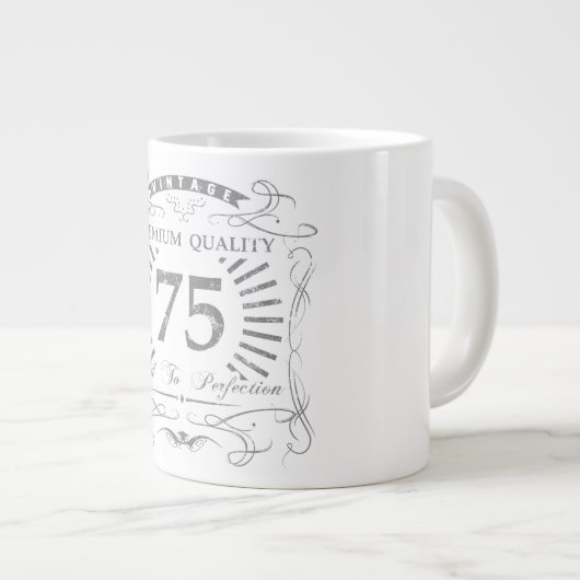 Geburtstagsgeschenk Jumbo-Tasse (Vorderseite Rechts)