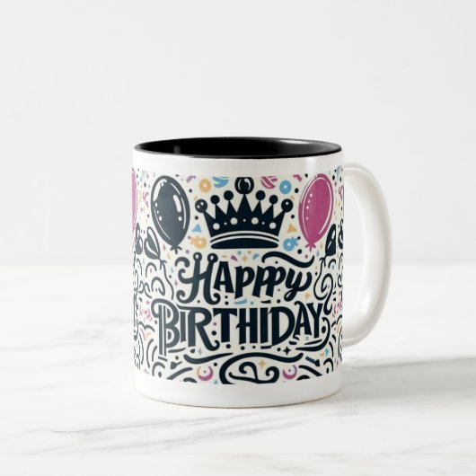 Geburtstagsgeschenk Kaffee Tasse (VorderseiteRechts)