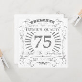 Geburtstagsgeschenk Karte (Vorderseite/Rückseite Beispiel)