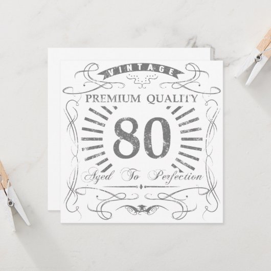 Geburtstagsgeschenk Karte (Vorderseite/Rückseite Beispiel)