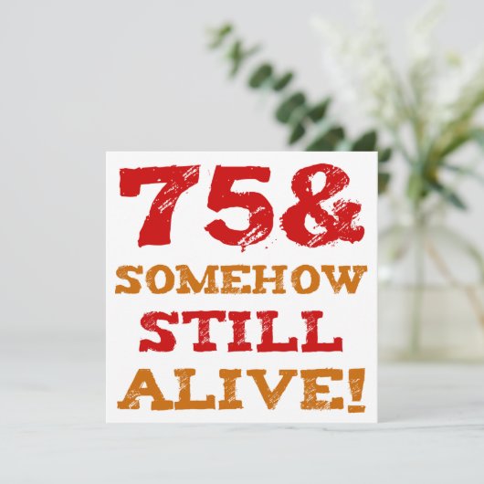 Geburtstagsgeschenk Karte (Stehend Vorderseite)