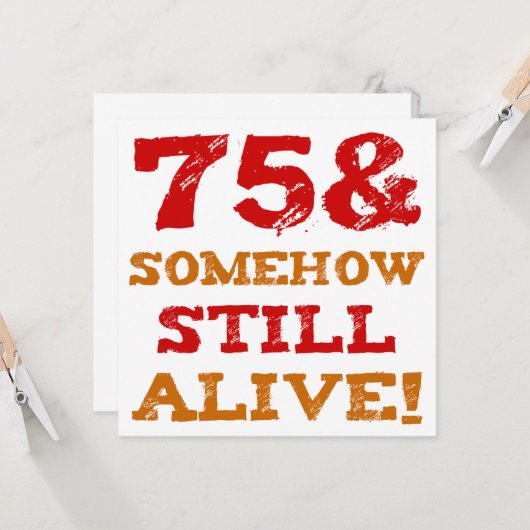 Geburtstagsgeschenk Karte (Vorderseite/Rückseite Beispiel)