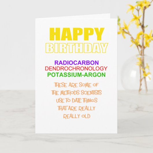 Geburtstagsgeschenk Karte (Gelbe Blume)