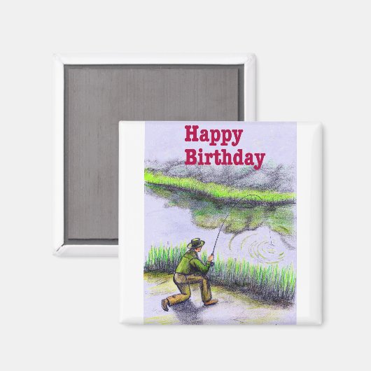 Geburtstagsgeschenk Magnet (Vorderseite/Rückseite)