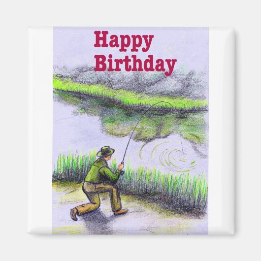 Geburtstagsgeschenk Magnet (Vorne)