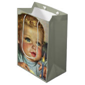 Geburtstagsgeschenk Mittlere Geschenktüte (Vorderseite Schrägansicht)