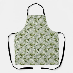 Geburtstagsgeschenk Nahtlose Maiglöckchen-Blume Schürze
