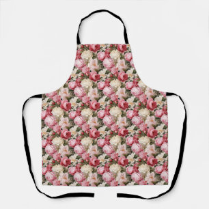 Geburtstagsgeschenk Nahtlose Pfingstrose Schürze