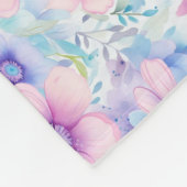 Geburtstagsgeschenk | Nahtloses Muster mit rosa Fleecedecke (Ecke)