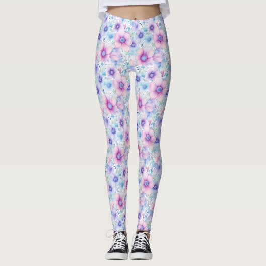 Geburtstagsgeschenk | Nahtloses Muster mit rosa Leggings (Vorderseite)
