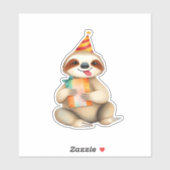 Geburtstagsgeschenk niedliches lustiges Party, das Aufkleber (Blatt)