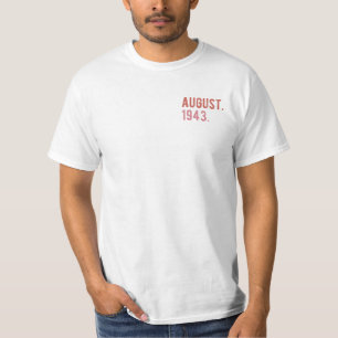 Geburtstagsgeschenk Phantastisch 1943 T-Shirt