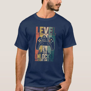 Geburtstagsgeschenk Phantastisch Seit 2001 Stufe 2 T-Shirt