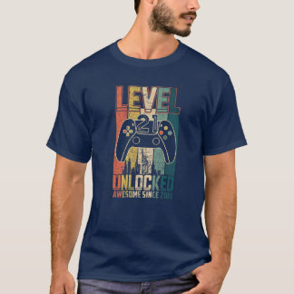 Geburtstagsgeschenk Phantastisch Seit 2001 Stufe 2 T-Shirt