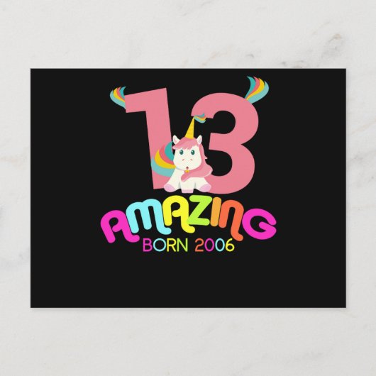 Geburtstagsgeschenk Phantastisch seit 2006 Postkarte (Vorderseite)