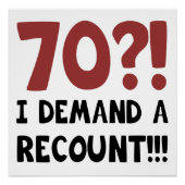 Geburtstagsgeschenk Poster (Vorderseite)