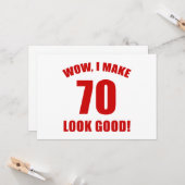 Geburtstagsgeschenk (r) karte (Vorderseite/Rückseite Beispiel)