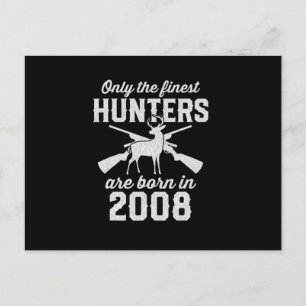 Geburtstagsgeschenk Reh Jäger Jagd für 2008er Postkarte