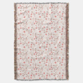 Geburtstagsgeschenk | Rosa Rose Decke (Vorderseite Vertikal)