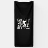 Geburtstagsgeschenk sagen, ich werde banner (Vertikal)