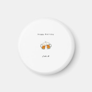 Geburtstagsgeschenk, Spanisch Geburtstagsmagnet, S Magnet
