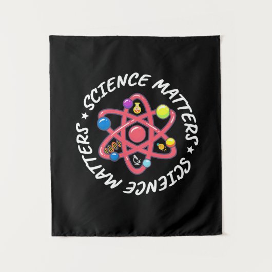 Geburtstagsgeschenk | Stolze Wissenschaft Wandteppich (Vorderseite)