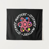 Geburtstagsgeschenk | Stolze Wissenschaft Wandteppich (Vorderseite (Horizontal))