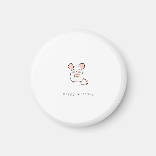 Geburtstagsgeschenk, süßes Geburtstagsgeschenk, kl Magnet (Vorne)
