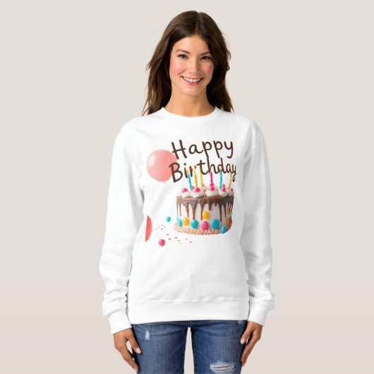 Geburtstagsgeschenk Sweatshirt (Vorne ganz)