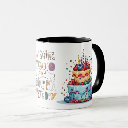Geburtstagsgeschenk Tasse (VorderseiteRechts)