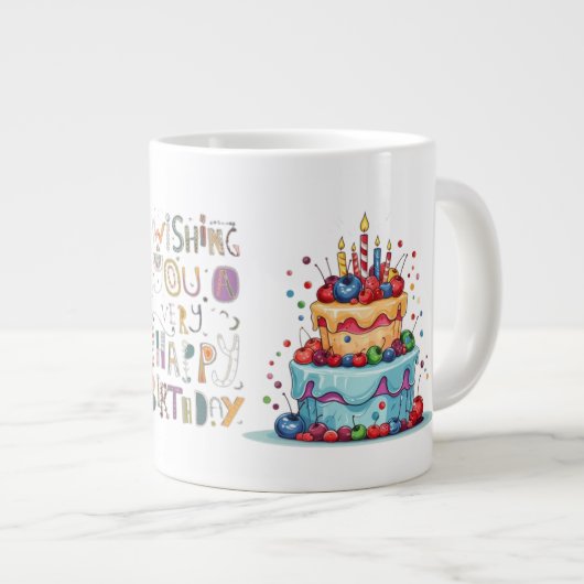 Geburtstagsgeschenk Tasse (Vorderseite Rechts)