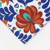 Geburtstagsgeschenk / Ungarisch Rustikale Matyo Fleecedecke (Ecke)