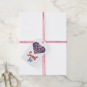 Geburtstagsgeschenk / Ungarisch Rustikale Matyo Geschenkanhänger (Mit Garn)