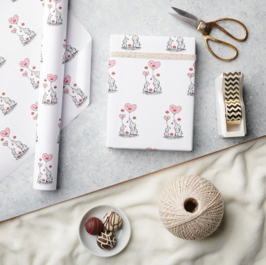 Geburtstagsgeschenk-Verpackungspapier Elefant Geschenkpapier (Kunsthandwerk)