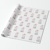 Geburtstagsgeschenk-Verpackungspapier Elefant Geschenkpapier (Ungerollt)