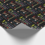 Geburtstagsgeschenk-Verpackungspapier Luke Geschenkpapier (Ecke)