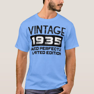 Geburtstagsgeschenk Vintag 1935 vollends T-Shirt