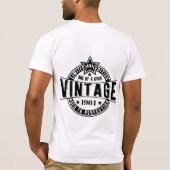 Geburtstagsgeschenk Vintag 1960 Vollständig T-Shirt (Rückseite)