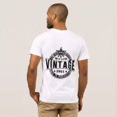 Geburtstagsgeschenk Vintag 1960 Vollständig T-Shirt (Schwarz voll)