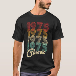 Geburtstagsgeschenk Vintag 1975 50 Jahre T-Shirt
